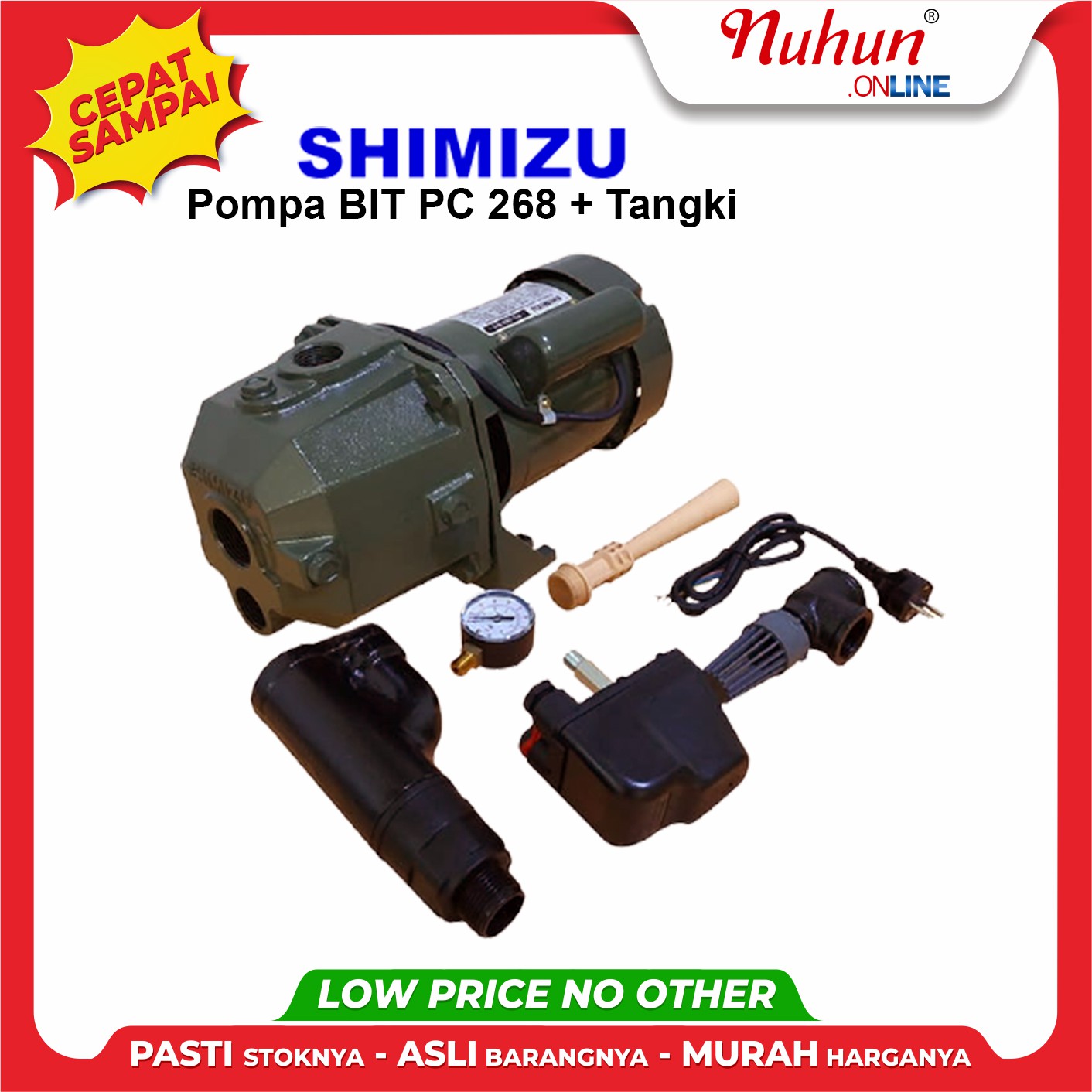 Shimizu Pompa BIT PC 268 plus Tangki